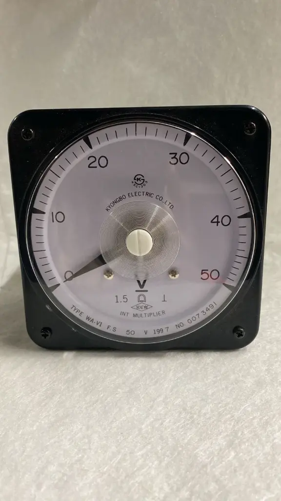 Kyongbo WA-V1 Analog Panel Voltmeter KSC1303 Dc 50V 0-50V