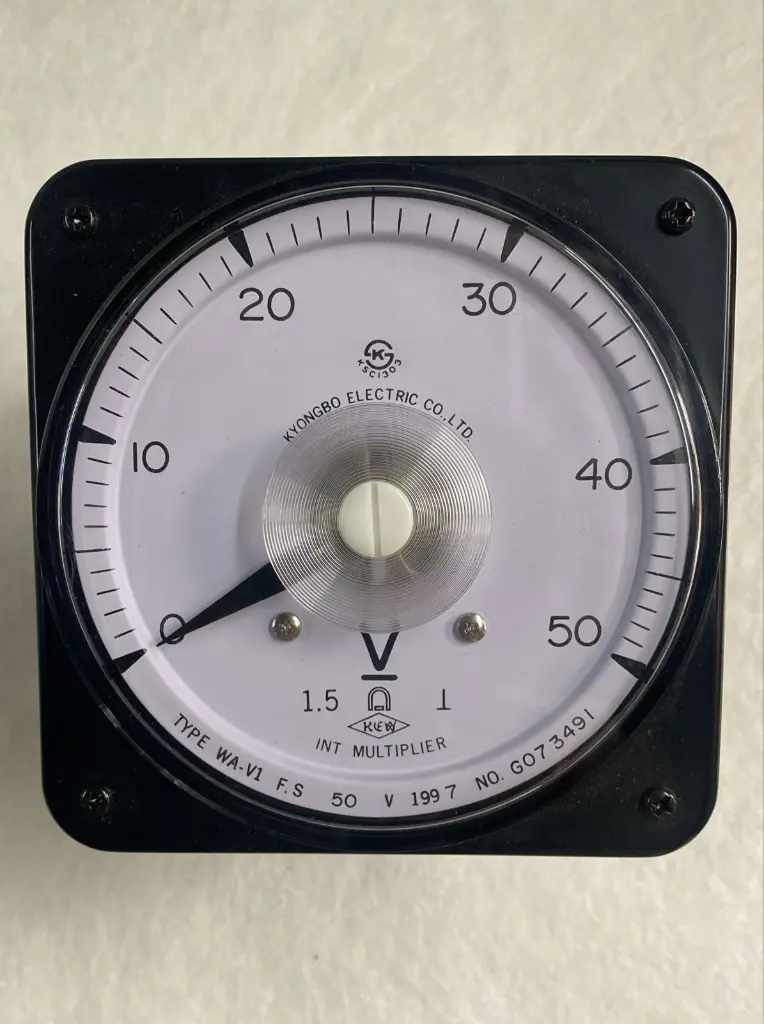 Kyongbo WA-V1 Analog Panel Voltmeter KSC1303 Dc 50V 0-50V