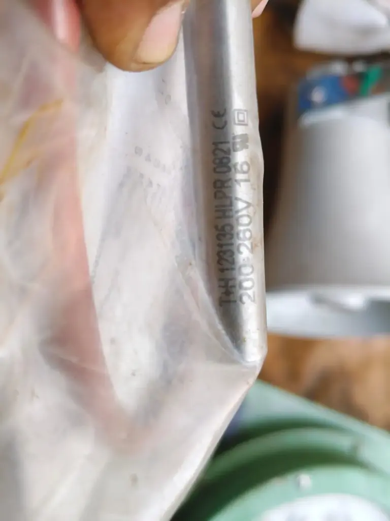 NEW T+H 123135 HLPR 08.21 TURK HILLINGER FIREROAD HEATING ELEMENT CARTIDGE HEATER