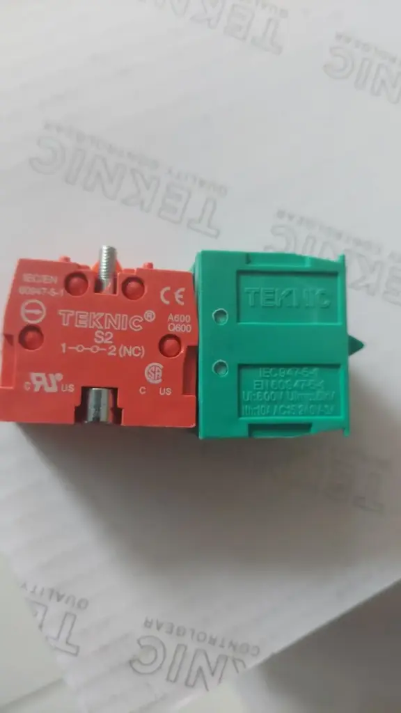 TEKNIC NO/NC CONTACT FOR PUSH BUTTON