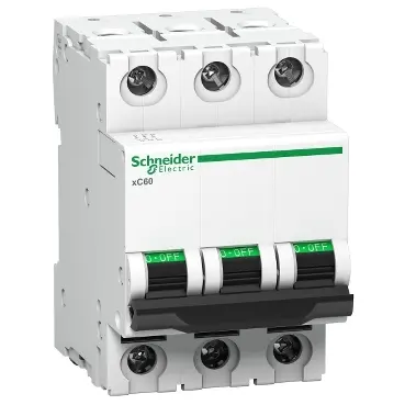 New Schneider Electric 63A TP MCB A9N3P63C