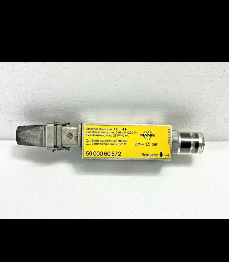 NEW MANN FILTER 5900060572 MAINTENANCE SWITCH WITH PIN