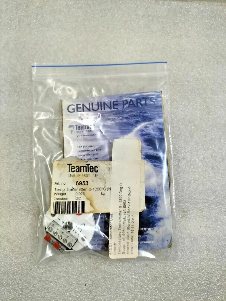 NEW TEAMTEC 6953 TEMPERATURE TRANSMITTER 0-1200°C