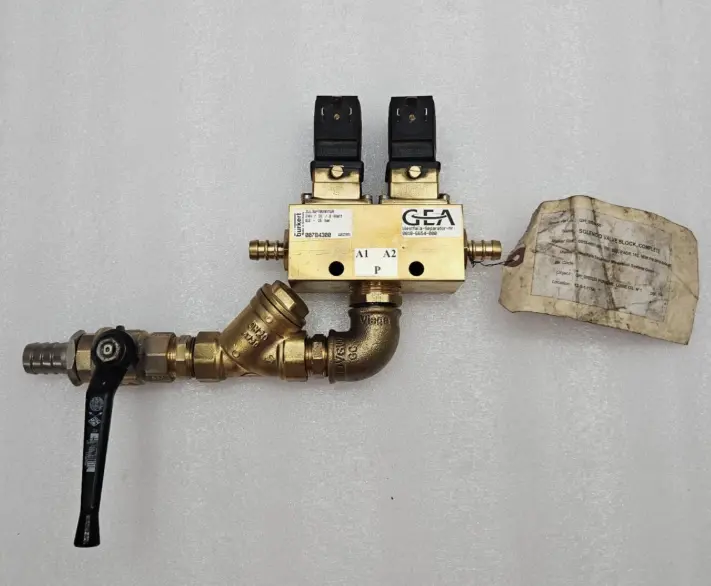 New Gea Westfalia Separator 0018-6654-000 Solenoid Valve Assy OSD Separator