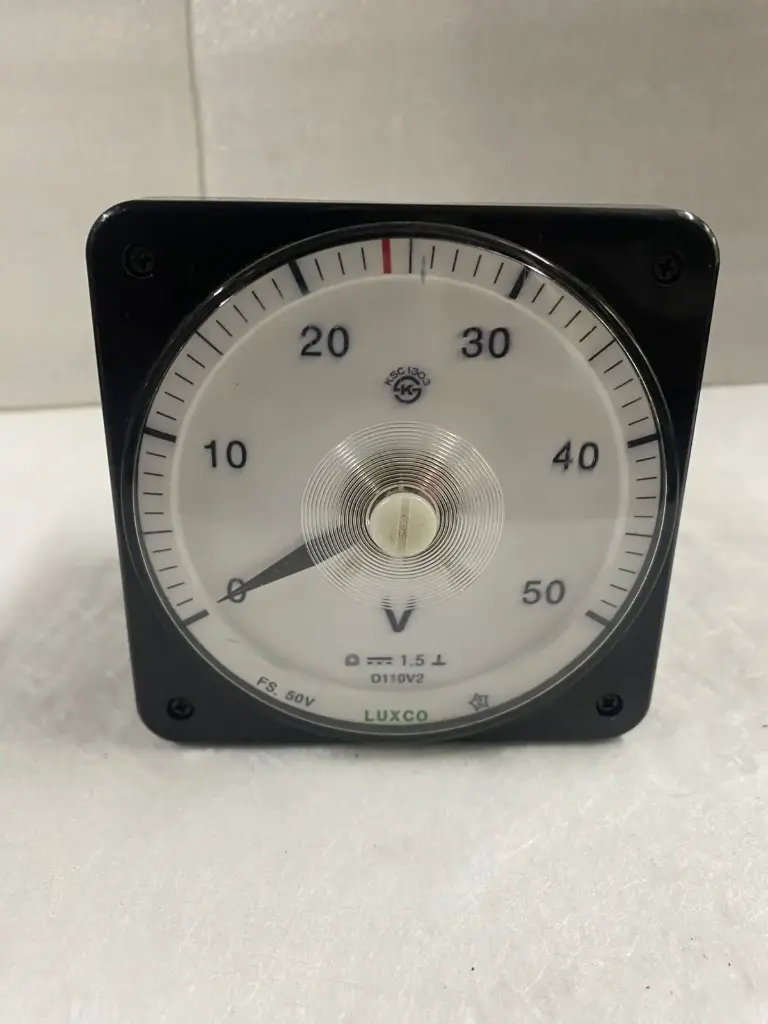 LUXCO D110V2 WA-V1 Ammeter 0-50 RPM KSC1303 FS 50V