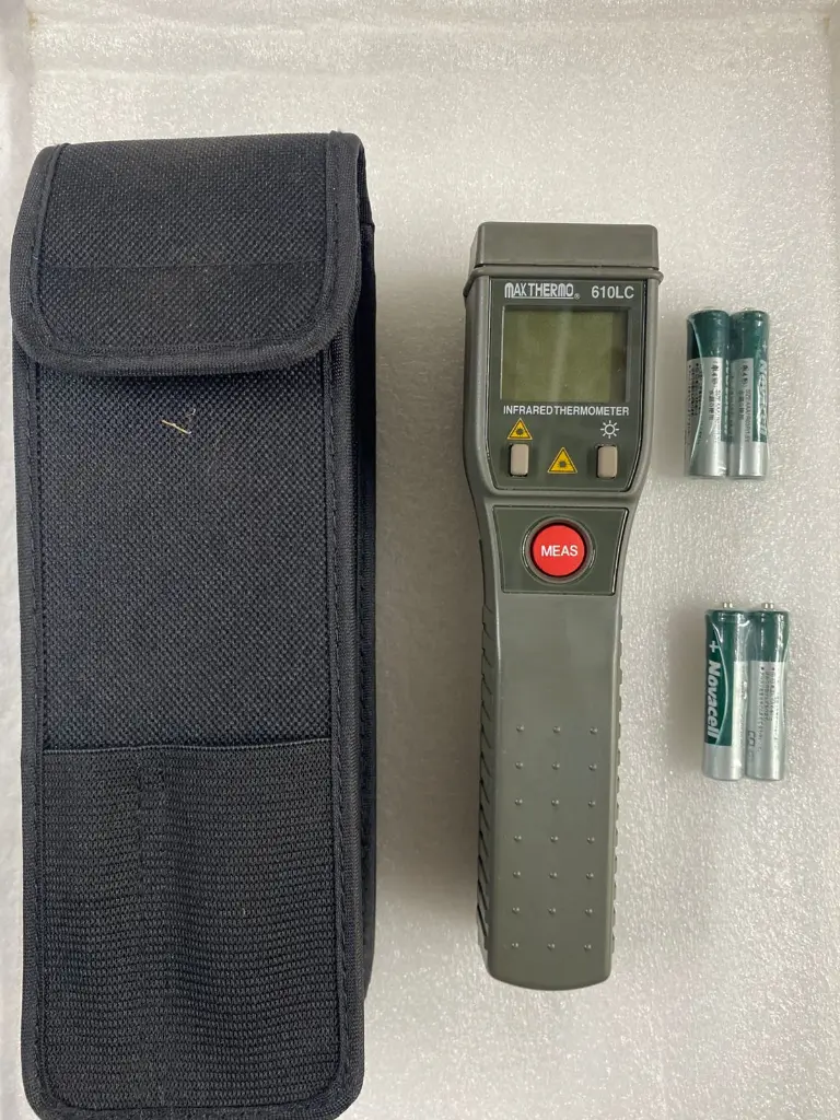 NEW MAX THERMO 610LC INFRARED THERMOMETER WITH LASER MARKER 20C TO 260C