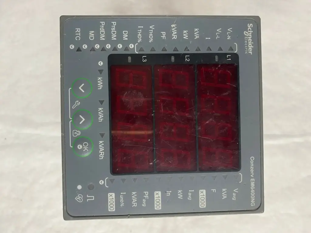 SCHNEIDER ELECTRIC CONZERV EM6400NG POWER AND ENERGY METER