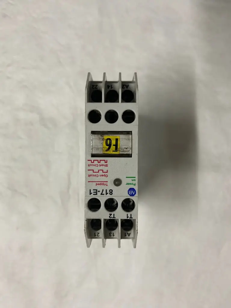 ALLEN BRADLEY 817-E1 TEMPERATURE MONITORING RELAY DIN RAIL 690947-8