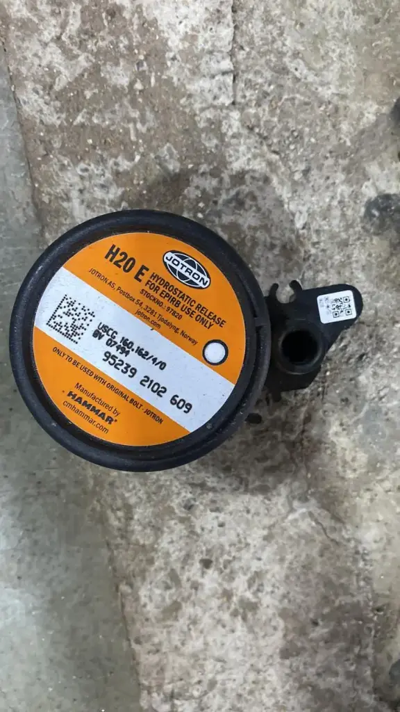 New Nil JOTRON H20E Hydrostatic Release Unit (HRU) for EPIRB