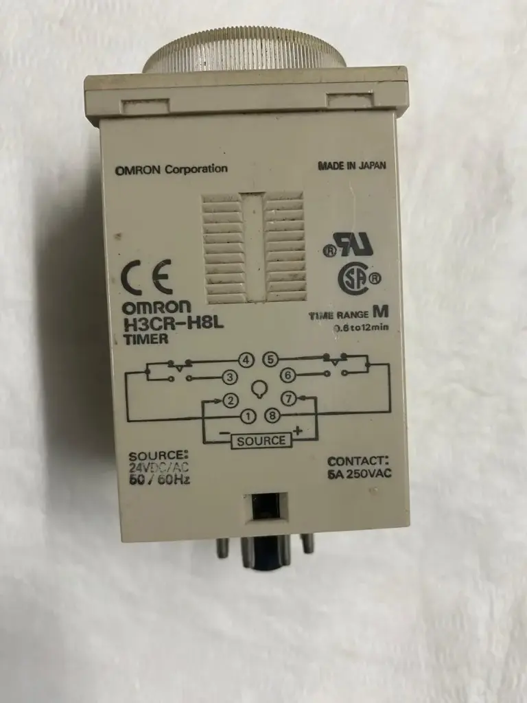 Omron H3CR-H8L Power Off Delay Timer 0 to 0.6 Min