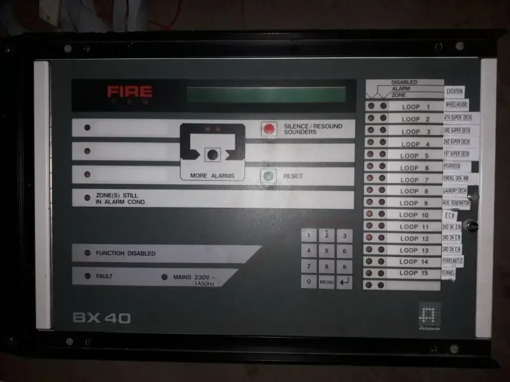Autronica BX-40 Fire Alarm Control Panel
