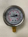 NEW GRAINGER KI 1.6 PRESSURE GAUGE -1 to 7 BAR -30 to 100 psi 1/4 BSPT SS+