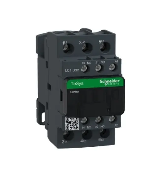 NEW LC1D32M7 | TeSys D contactor - 3Poles  440 V 32 A - 220 V AC coil - Schneider Electric