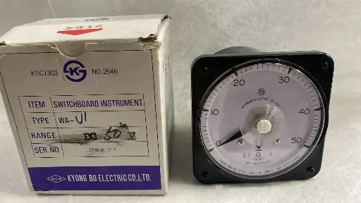 Kyongbo WA-V1 Analog Panel Voltmeter KSC1303 DC 50V 0-50V