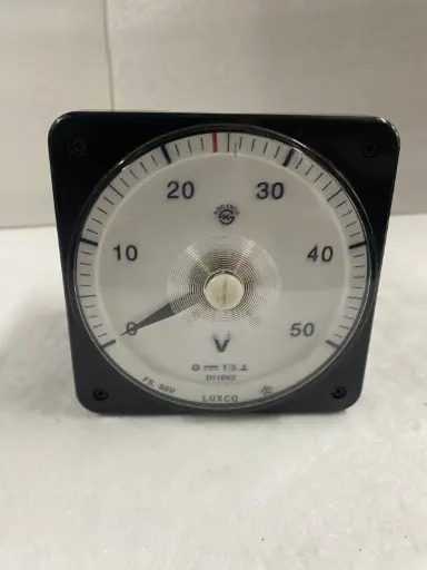 LUXCO D110V2 WA-V1 Ammeter 0-50 RPM KSC1303 FS 50V