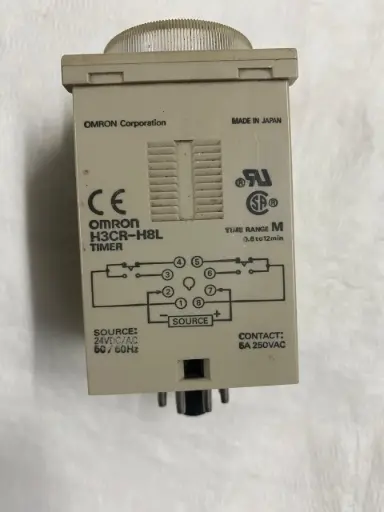 Omron H3CR-H8L Power Off Delay Timer 0 to 0.6 Min