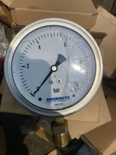 Rhomberg 0-10 Bar Pressure Gauge