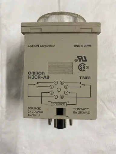 Omron H3CR-A8 Multifunction Timer 24V DC/AC, 5A Contact