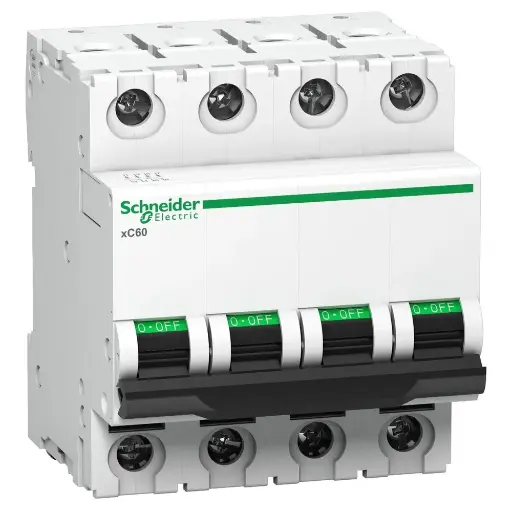 New Schneider Electric A9N4P63CGN 63A TPN MCB